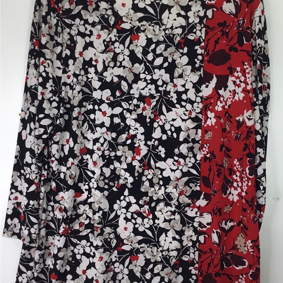 Calvin Klein Splash Floral Blouse M Pre-owned Excellent Conditions - Picture 3 of 6